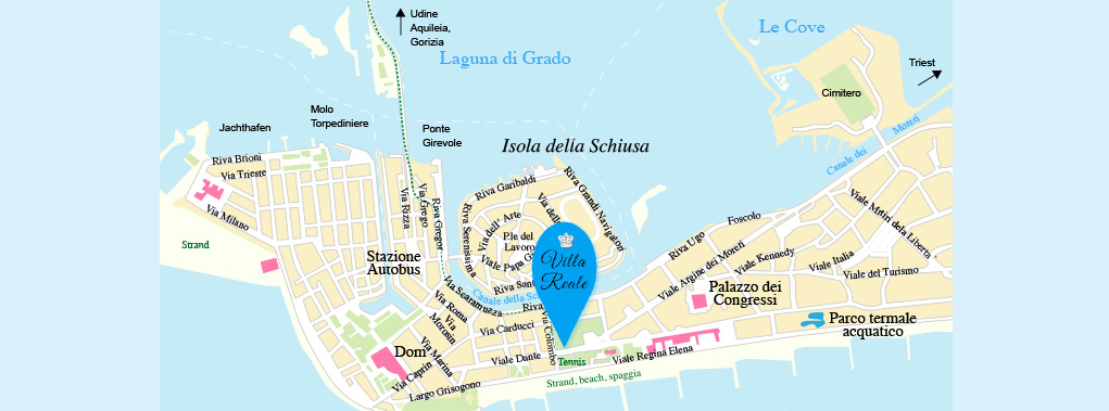 Map of grado